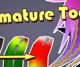 Blender骨骼权重生成编辑插件 Armature Tools V5.2.3