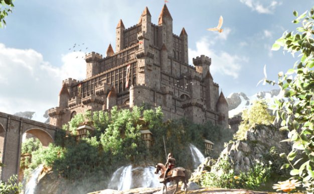 Blender欧洲中世纪城堡3D模型资产 Medieval Castle Asset Pack