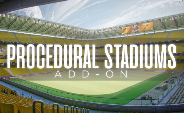 Blender程序化体育馆篮球冰球足球场地生成器预设插件 Procedural Stadium v1.0.1