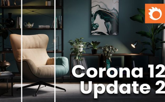 3DS MAX专业实时交互渲染器 Corona Renderer 12 Update 2 for 3ds Max 2016-2026