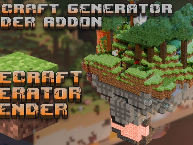 Blender我的世界像素风格生成器插件 Blocks Generator