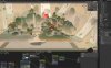 Blender三渲二诗中古风水墨山水小桥流水古亭画3D模型场景
