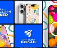AE现代时尚视频包装iPhone手机展示开场模板 Modern Mobile Phone Mockup Template
