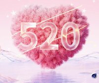 C4D情人节唯美透明玻璃520毛绒爱心OC渲染模型场景工程文件带材质