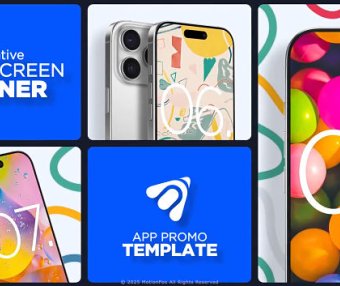 AE现代时尚视频包装iPhone手机展示开场模板 Modern Mobile Phone Mockup Template