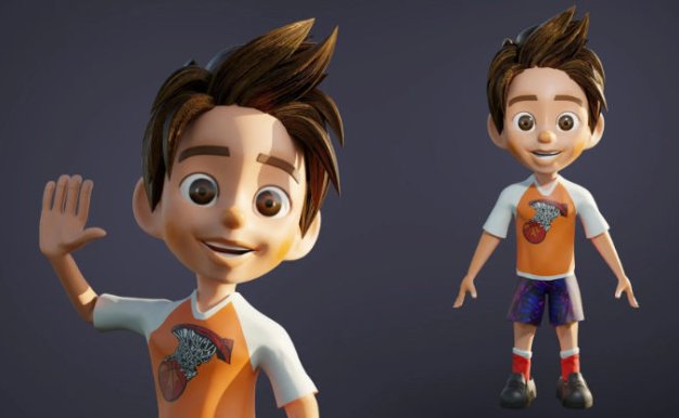 Blender手机游戏人物3D角色设计教程 Master Character Design In Blender For Unity & Unreal Engine