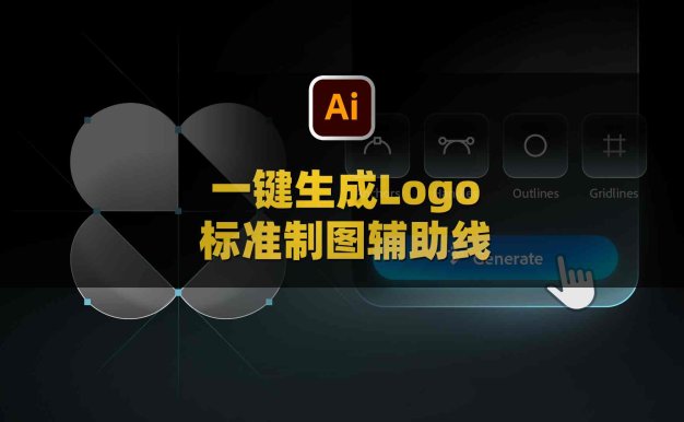 Logo Grid Generator Pro 2.1品牌标志设计辅助线分割黄金比例标准制图汉化版 Win/Mac