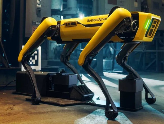Blender波士顿动力Spot机器狗带骨骼绑定3D模型素材