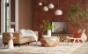 Blender现代高级多边形木质客厅设计感场景资产3D模型 Modern Abstract Wooden Living Room