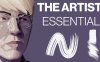 Blender艺术木炭水彩墨水笔刷资产预设 The Artist’s Essentials – Texture Paint Brushes