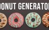 Blender甜甜圈3D模型生成器资产预设 Procedural Donut Geometry Nodes