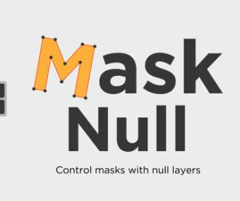 AE空物体控制遮罩动画脚本 Aescripts Mask Null V1.2附使用教程