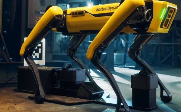 Blender波士顿动力Spot机器狗带骨骼绑定3D模型素材