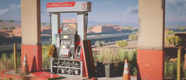 Blender加油泵游戏道具建模制作教程 Authoring Props for Games