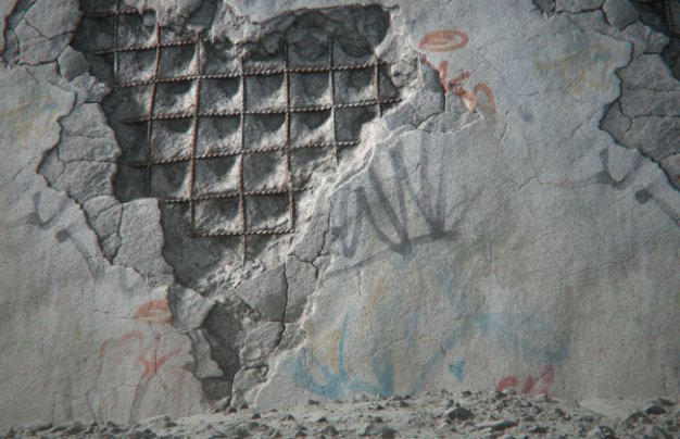 Substance Designer真实损坏水泥墙材质教程 FlippedNormals – Damaged Plaster Wall Substance Designer Tutorial