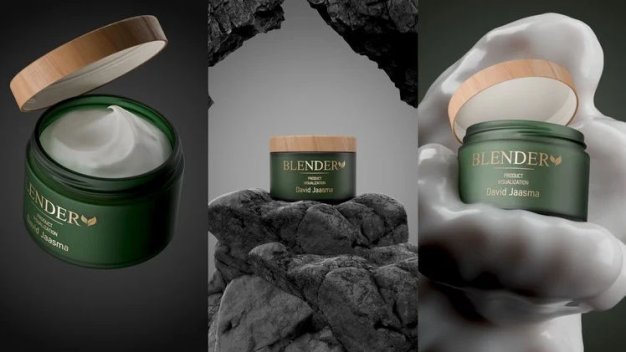 Blender商业产品建模灯光渲染动画基础教程 Udemy – Your First Beauty Product Animation in Blender