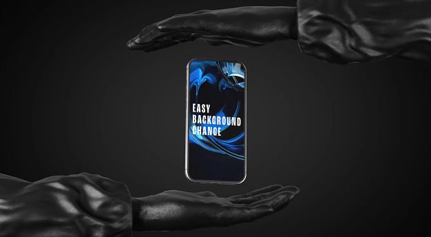 AE科技感手持手机信息展示动画模板 Hand Phone Mockup Pack – Realistic Smartphone Presentation Kit