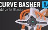 Blender快速创建3D电缆曲线生成插件 Curve Basher v1.4附使用教程