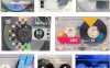 千禧Y2K音乐磁带ins艺术CD光盘科技装饰拼贴纸PNG免抠图片设计素材80款