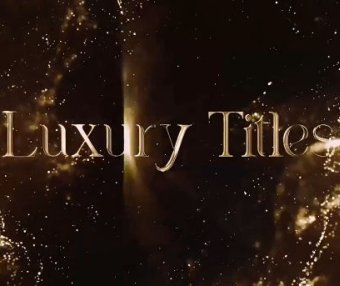 AE大气奢华金色流光粒子文字标题颁奖片头模板 Luxury Awards – Titles Introduction