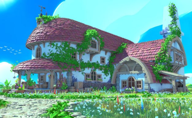 Blender卡通个性化环境场景3D模型资产 Stylized Environment Asset Pack