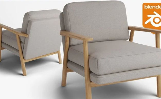 Blender家具衣柜沙发设计建模基础教程 Udemy – Furniture Design Using Blender