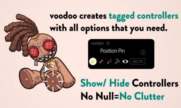 AE图钉高级复杂绑定动画脚本 Aescripts Voodoo V1.002附使用教程