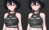 Blender卡通女性角色材质骨骼3D模型 Anime Character Basemesh v11.2
