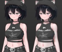 Blender卡通女性角色材质骨骼3D模型 Anime Character Basemesh v11.2