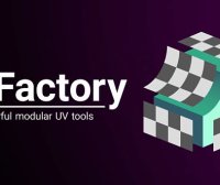 Blender自动化展UV插件 UV Factory 4.3 v1 – Powerful Modular Uv Tools