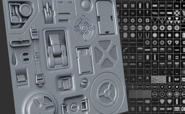 Blender贴花纹理模型集合 Decal Sheet 01