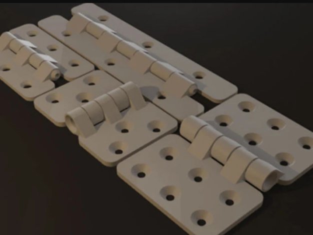 Blender机箱盒体门窗铰链生成器资产预设 Hingegenious