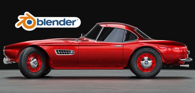 Blender老爷车建模贴图纹理灯光渲染教程 Udemy – Create a Classic Speedster with Blender