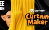Blender室内设计窗帘生成器插件 Curtain Maker Pro v1.1.6