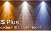 Blender程序化IES灯光布光控制资产预设 IES Plus V1.3 – Procedural Ies Light Nodes
