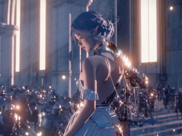 Blender影视级神圣华丽奇幻教堂精灵仙女骑士角色人物场景环境3D模型